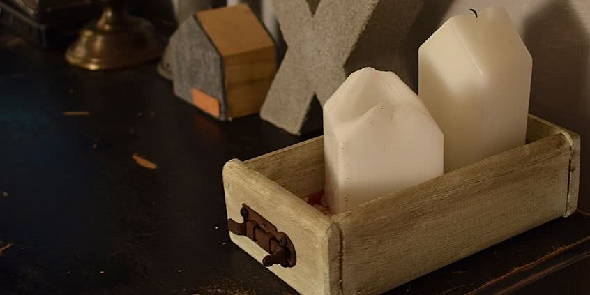 Prosta skrzyneczka w stylu vintage