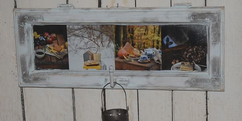 Ramka na zdjęcia ze starego okna – jak ją wykonać?