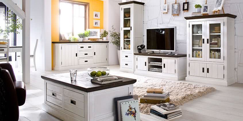 Białe meble do salonu – efektowne aranżacje w różnych stylach!