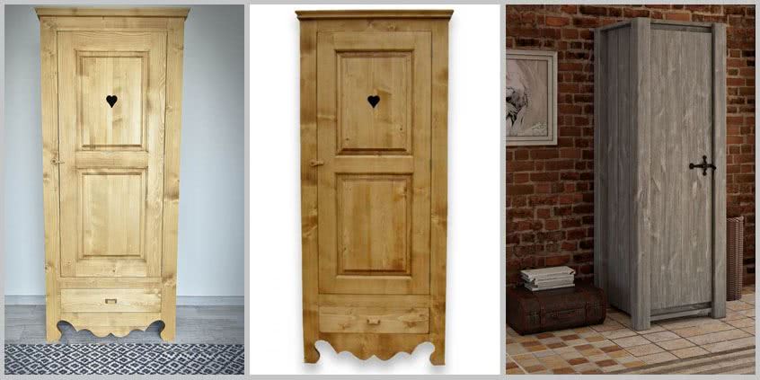 Praktyczne i niewielkie szafy jednodrzwiowe