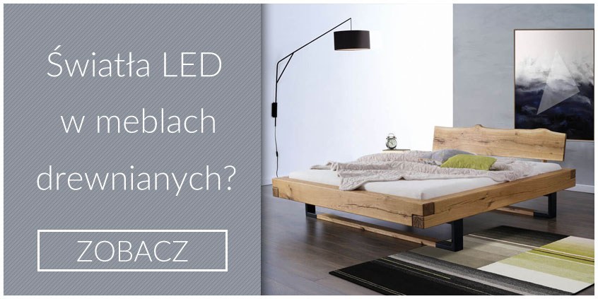 Oświetlenie LED w meblach drewnianych – PORADNIKI I INSPIRACJE