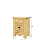 wymiary szafki nocnej z drewna