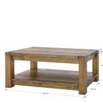 ława stolik kawowy drewniany wymiary