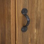 biurka z drewna boho