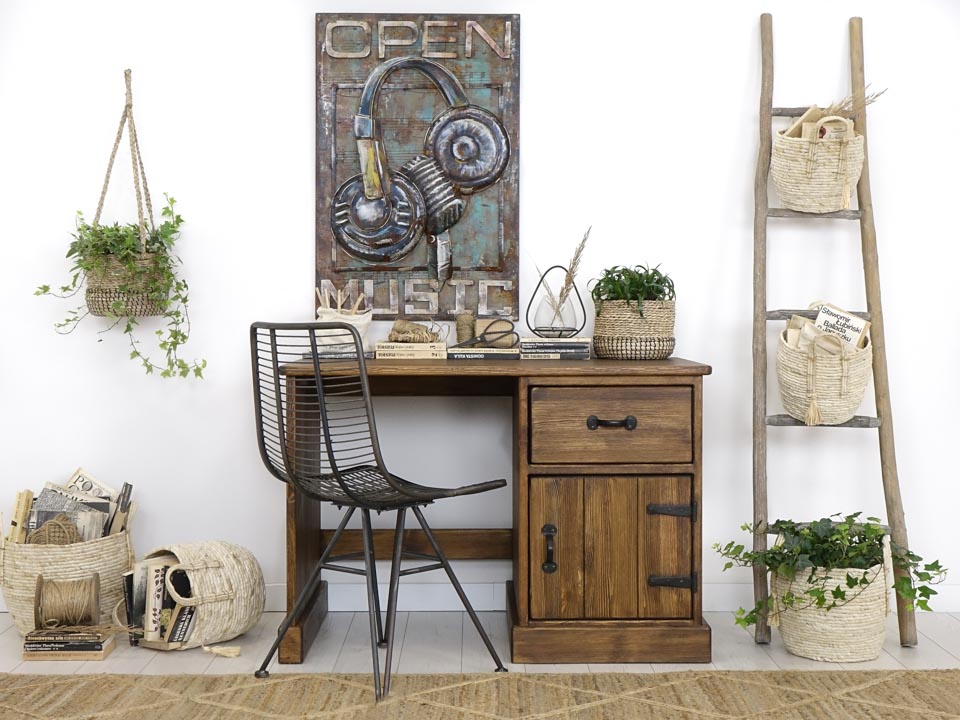 biurko drewniane rustykalne