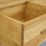 biurko z drewna rustykalne