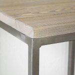 blat sosnowy metalowy stelaż