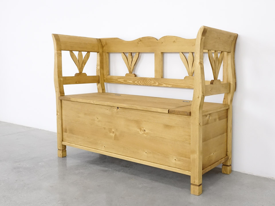 drewniana ławka góralska