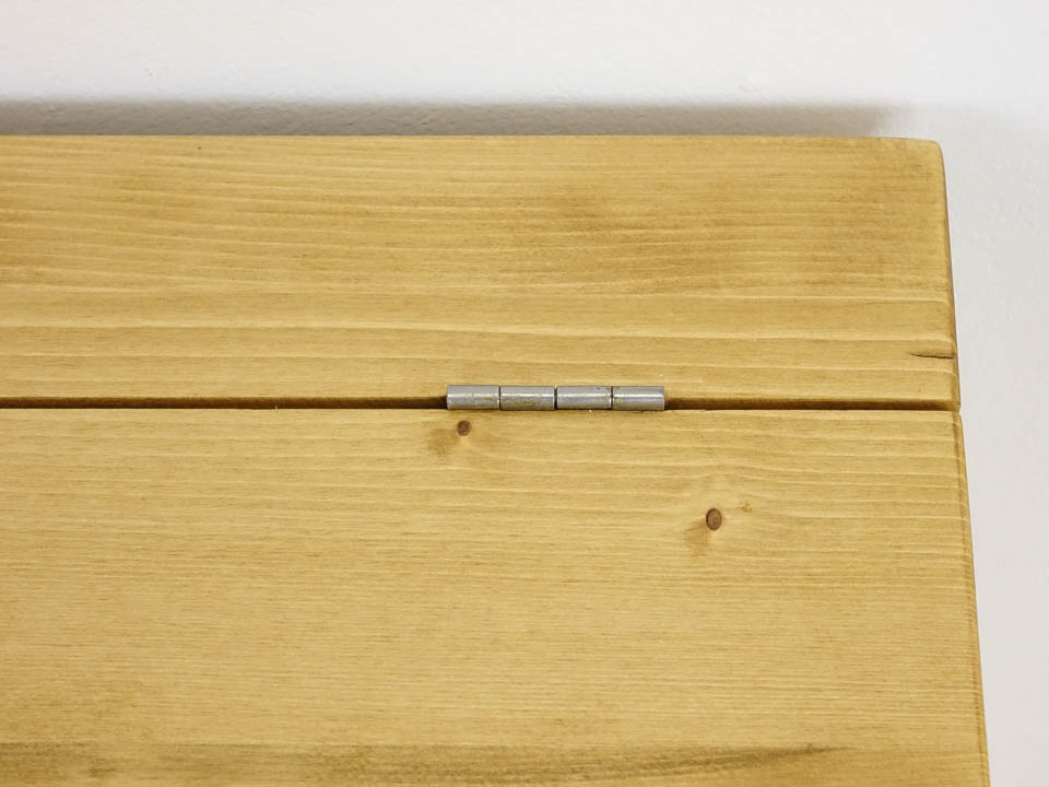 drewniana skrzynia świerkowa