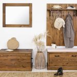 drewniana szafka na buty