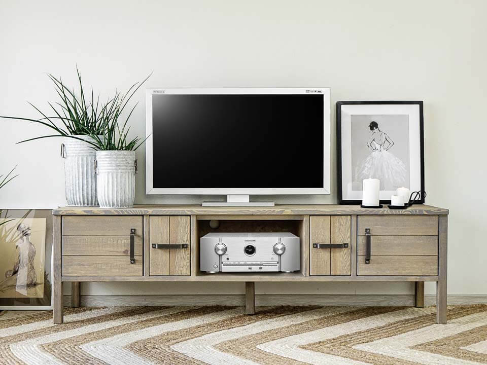 drewniana szafka RTV