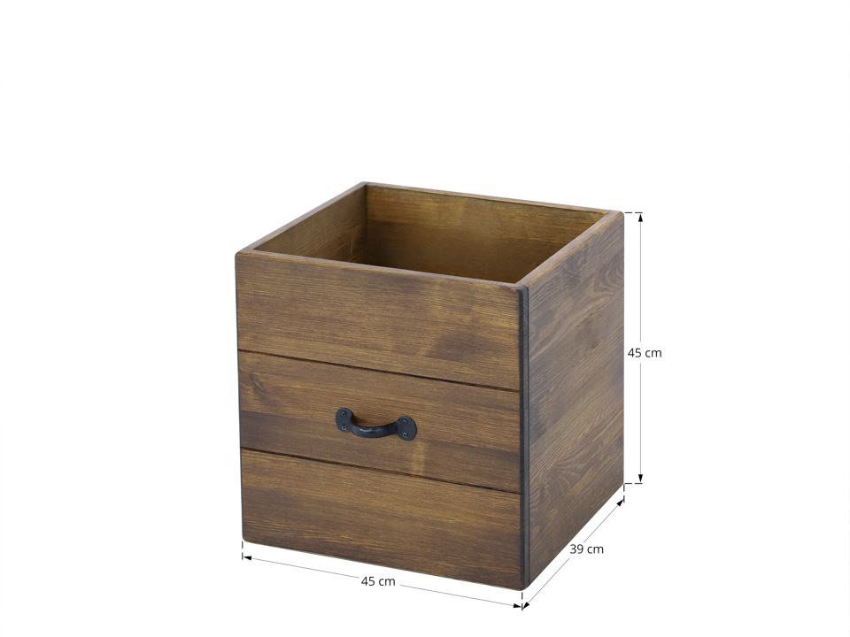 drewniana szuflada do regału