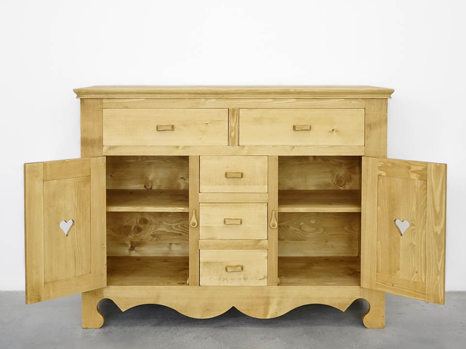 drewniane komody świerkowe