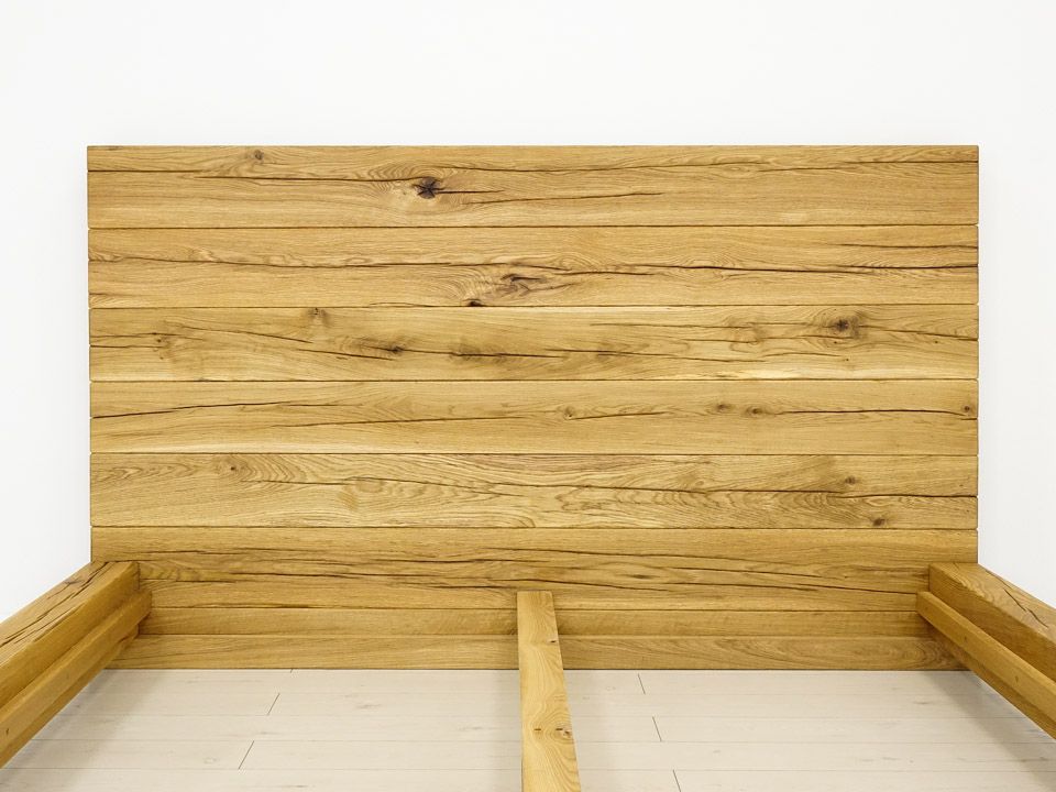 drewniane łóżko dębowe nowoczesne