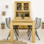 drewniany stół świerkowy do jadalni