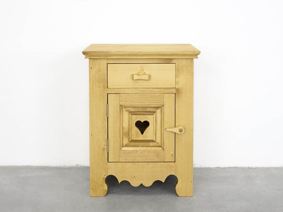 szafka nocna z litego drewna rustykalna