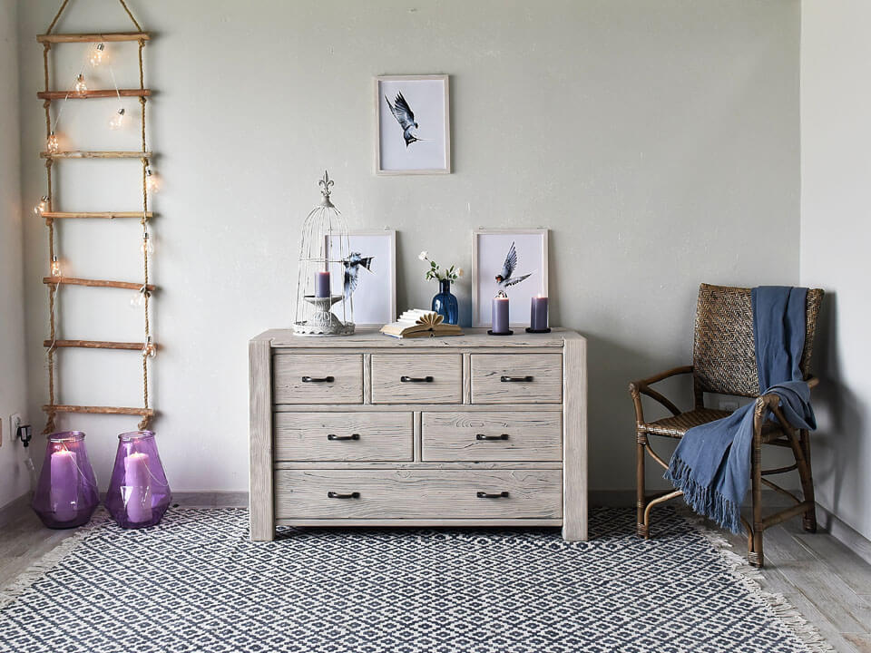 Drewniana Komoda Country