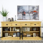 komoda drewniana industrialna