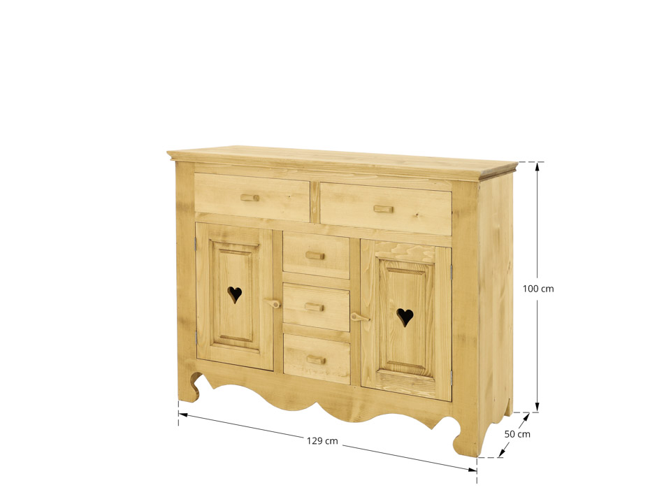 komoda drewniana rustykalna