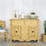 komoda drewniana świerkowa góralska do salonu