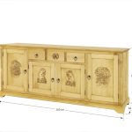 komoda-drewniana świerkowa góralska wymiary