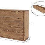 komoda drewniana wymiary