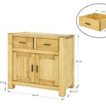 komoda drewniana wymiary