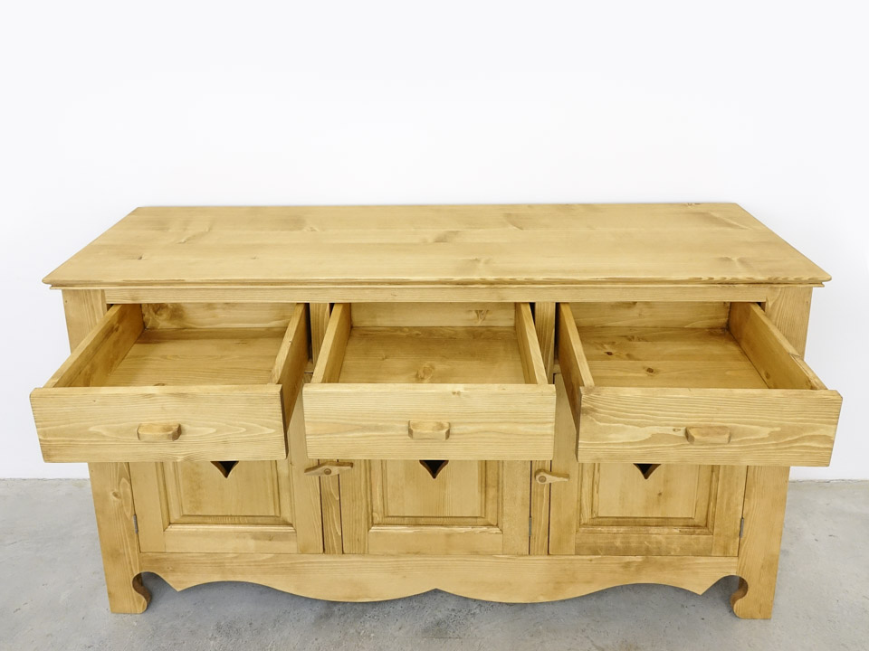 komoda świerkowa z szufladami