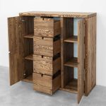 komoda wysoka sosnowa
