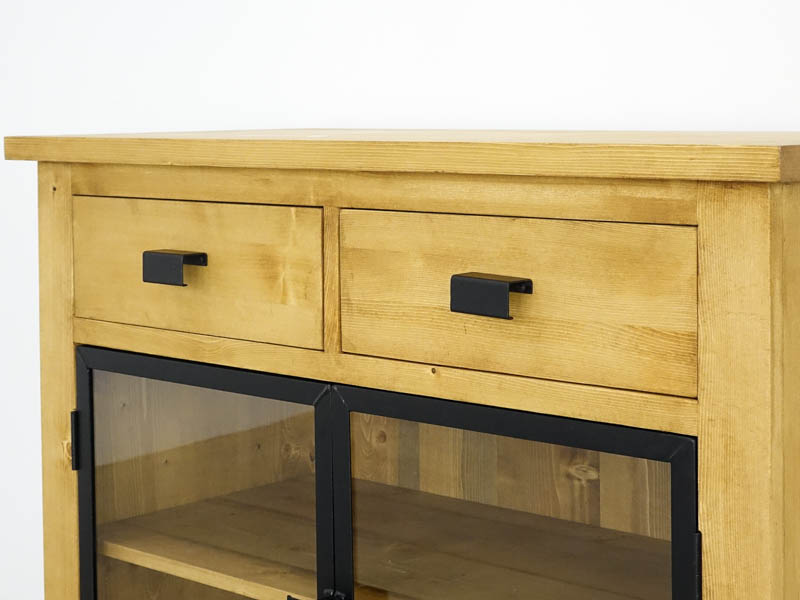 komoda z drewna industrialna