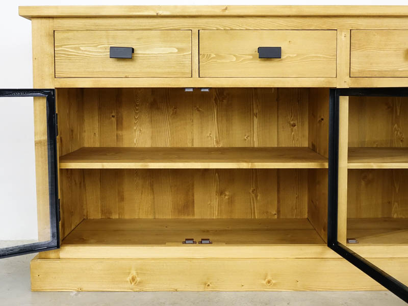 komoda z drewna industrialna