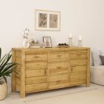 komoda z litego drewna do salonu rustykalna