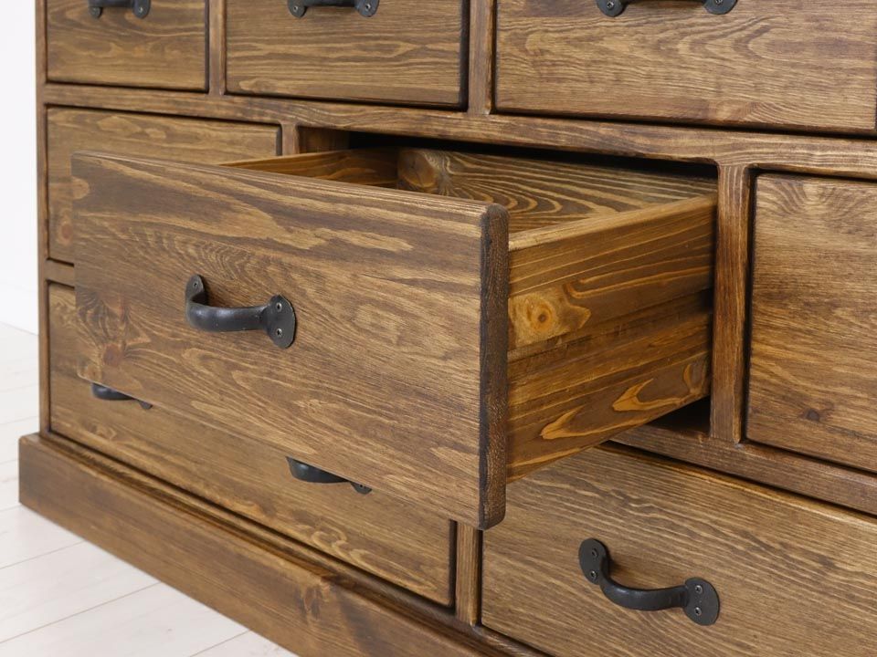 komody drewniane szerokie