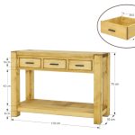 konsola drewniana wymiary