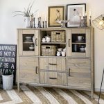 kredens drewniany w stylu boho