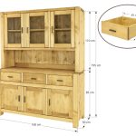 kredens drewniany wymiary