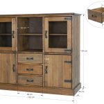 kredens rustykalny wymiary