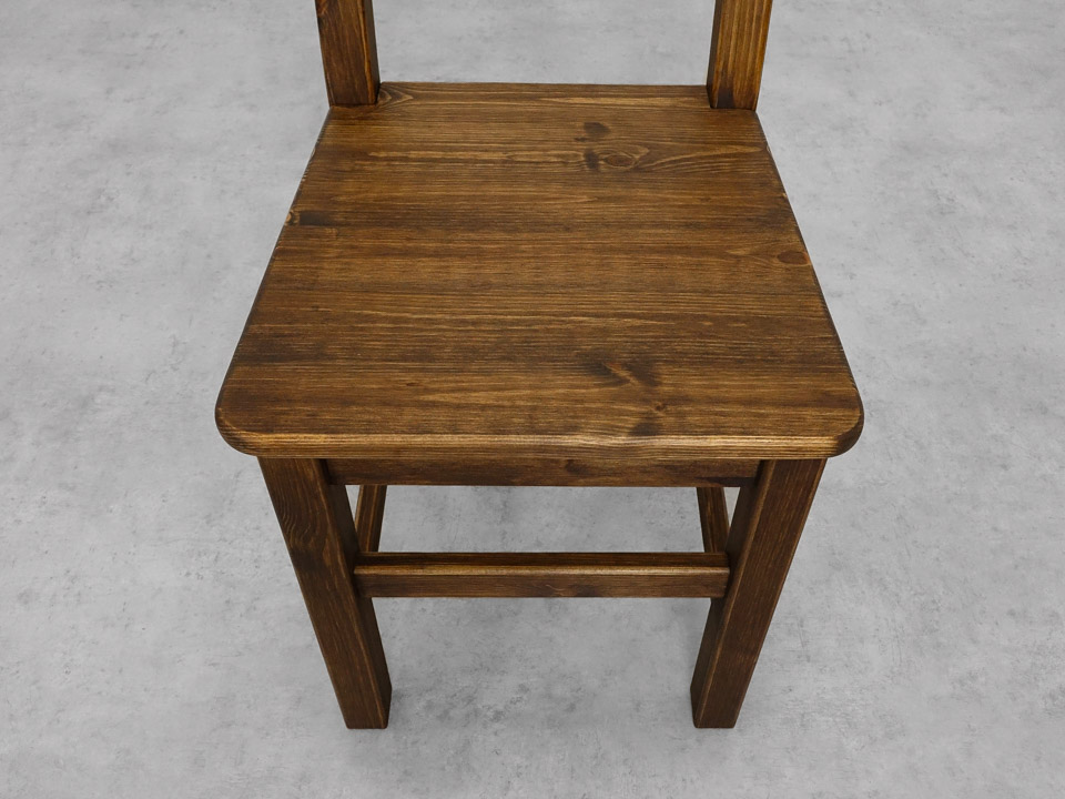 krzesła drewniane rustykalne