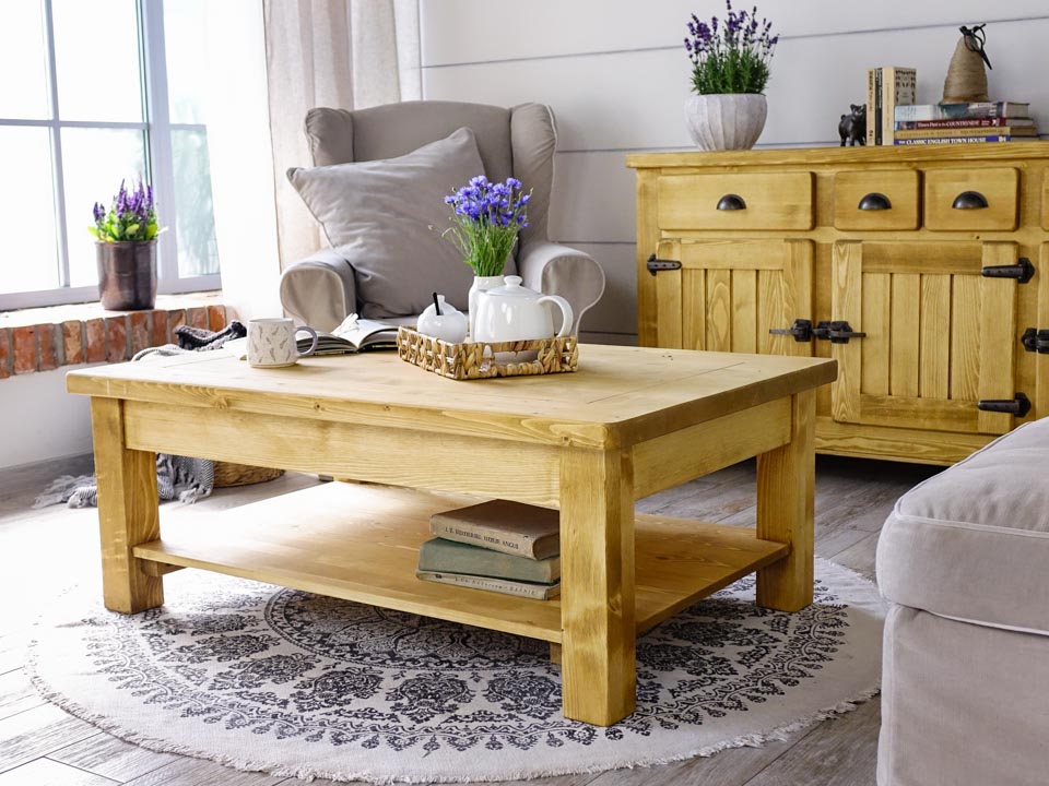 ława kawowa drewniana