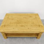 ława kawowa z litego drewna świerkowego