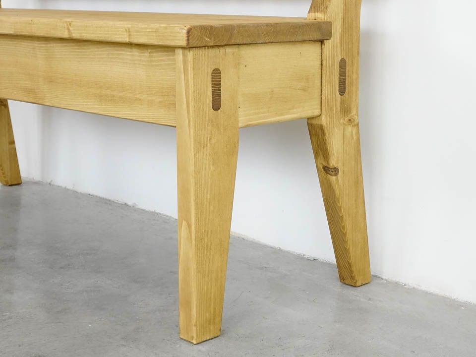 ławka drewniana rustykalna do jadalni