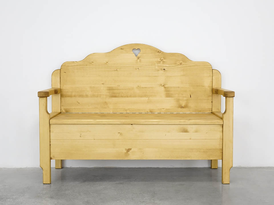 ławka drewniana świerkowa do jadalni