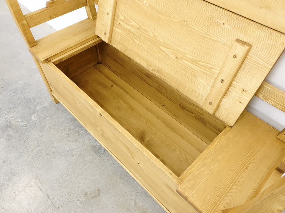 ławka drewniana świerkowa rustykalna