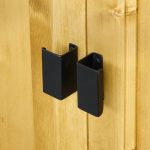 loftowa witryna drewniana do salonu