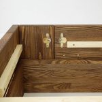 łóżko drewniane