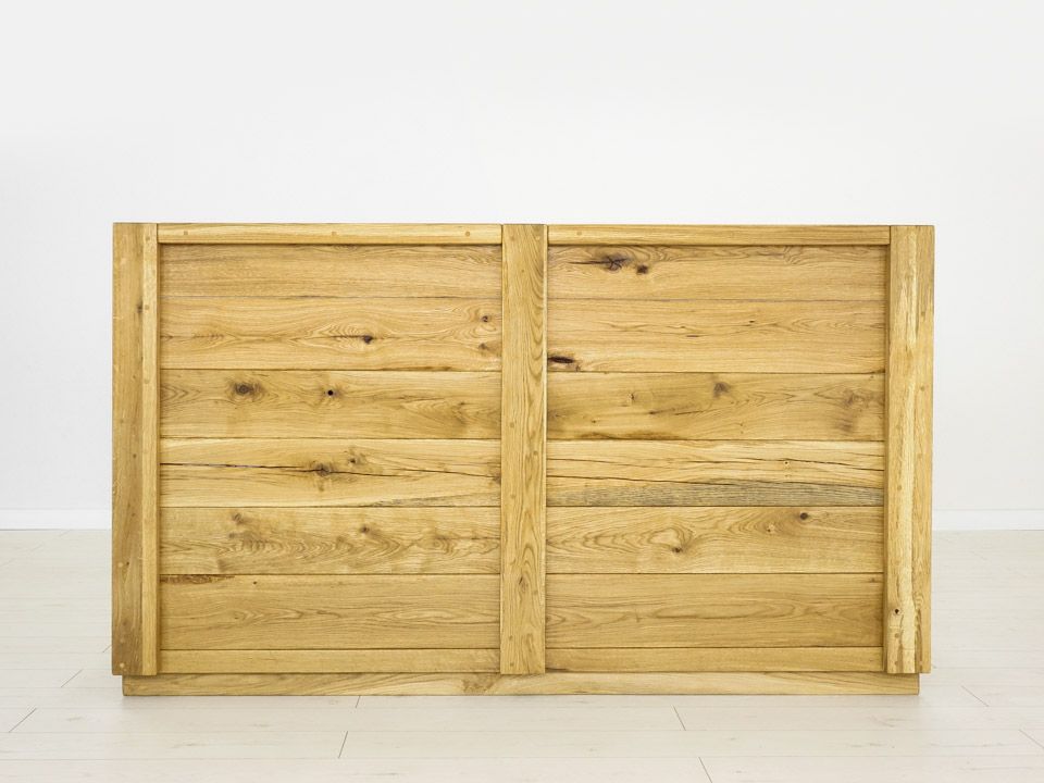 łóżko drewniane dębowe klasyczne