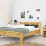 łóżko drewniane klasyczne 140x200 do sypialni