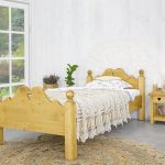 łóżko drewniane świerkowe 90x200 góralskie do sypialni