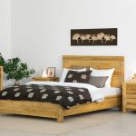 łóżko drewniane świerkowe do sypialni 90x200 rustykalne