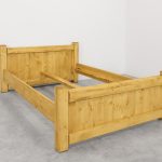łóżko drewniane vintage
